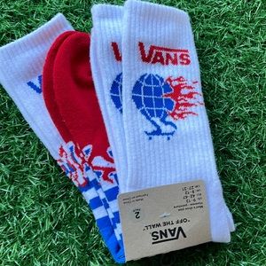 • VANS “Off The Wall” Men’s socks ( 2 pairs socks set )